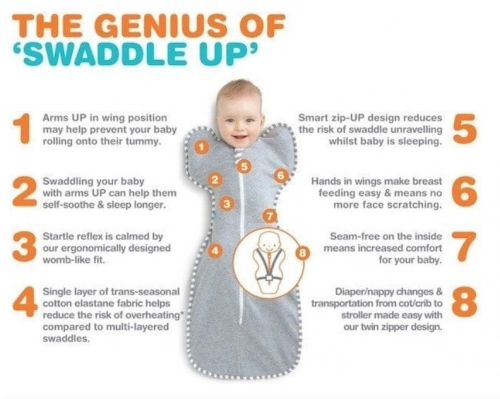 SWADDLE UP ECOVERO ROSE XS