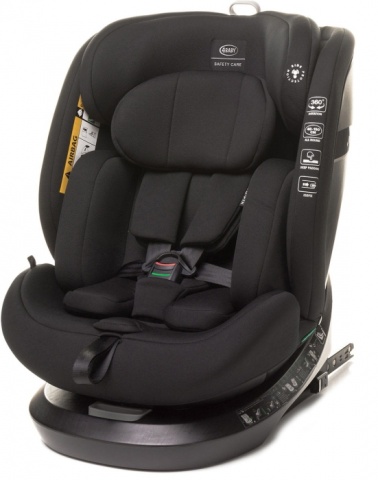 4Baby ROTO-FIX i-Size black Bērnu autosēdeklis 0-36 kg
