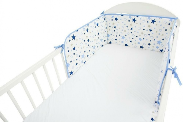 Aizsargs gultai 180 cm 180 cm STARS blue