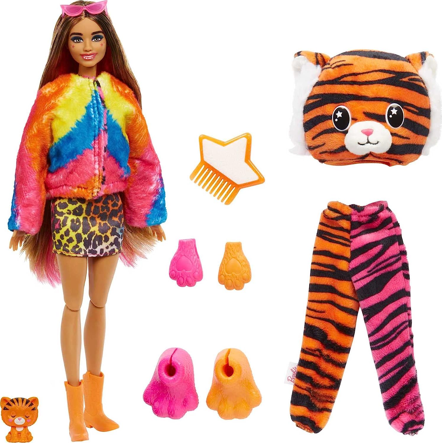 Barbie Cutie Reveal Jungle Friends Tiger HKP99 Lelle