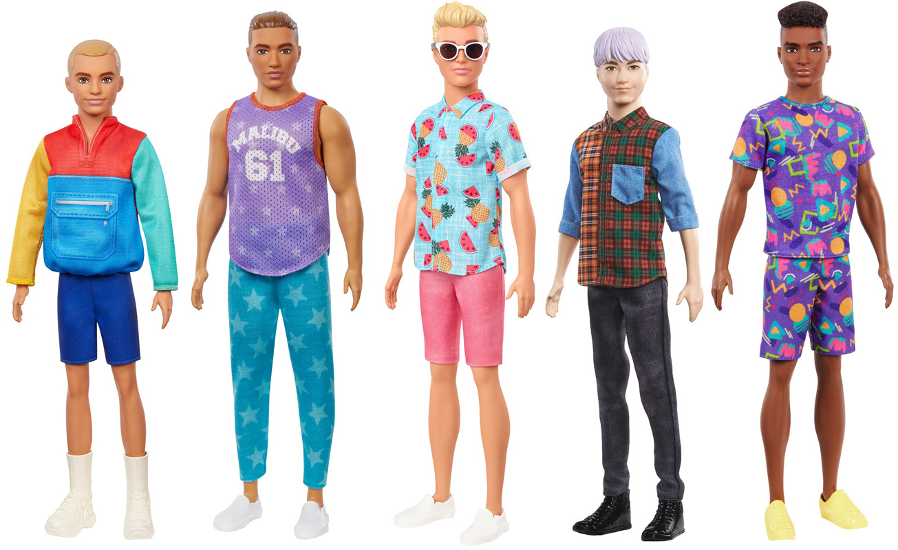 Barbie Ken Fashionistas Doll Asst. Lelle DWK44