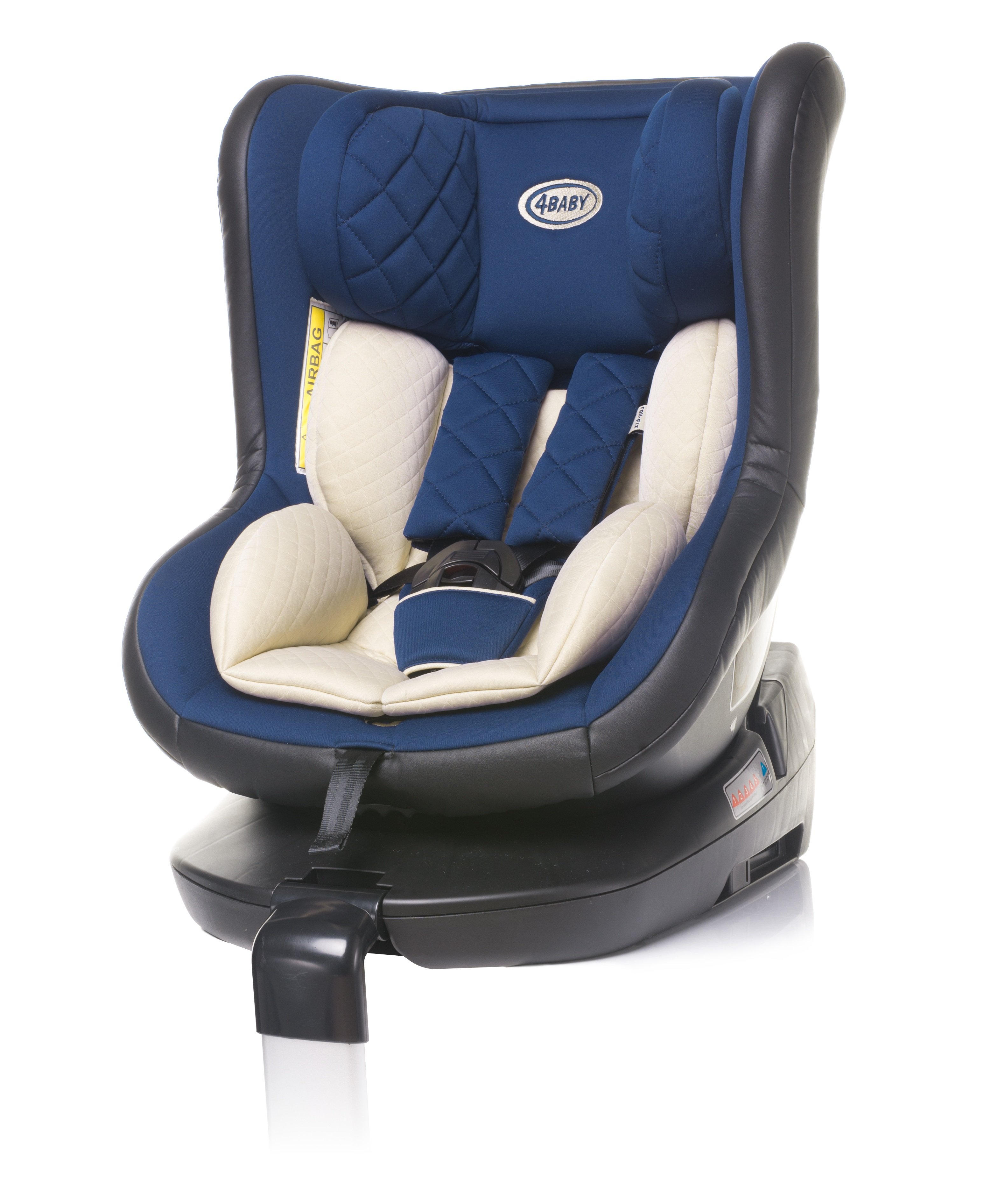 Bērnu autosēdeklis 0-18 kg 4BABY ROLL-FIX ISOFIX navy blue