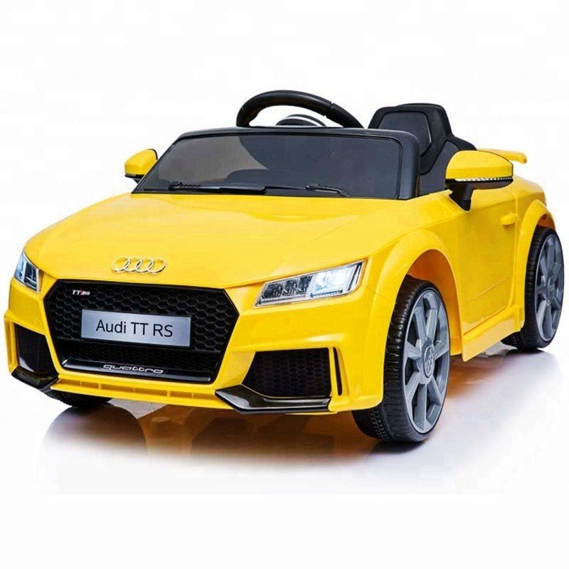 Bērnu elektromobilis ar pulti AUDI TT RS 12V Yellow