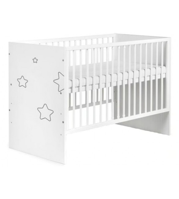Bērnu gulta KLUPS TINO-STARS white