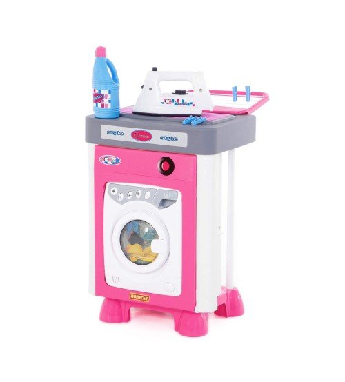 Bērnu komplekts "Carmen" veļas mašīna ar piederumiem 46 cm PL57907