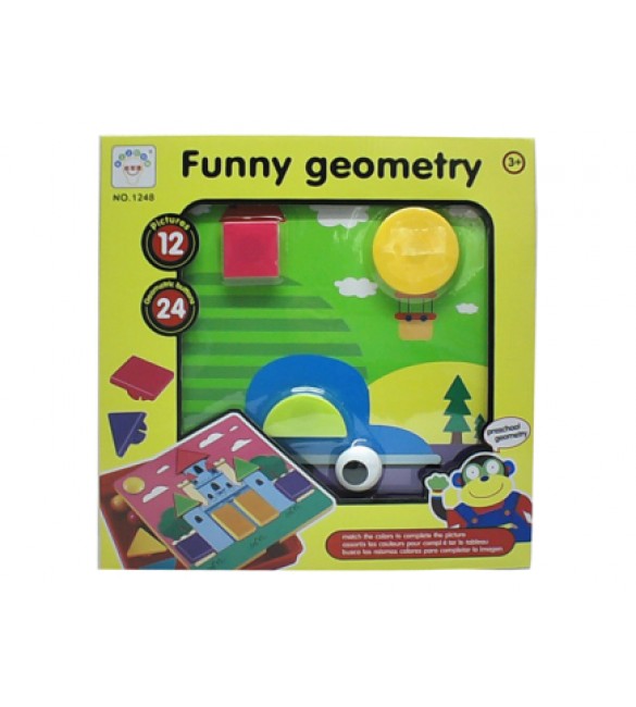 Bērnu rotaļlieta Ģeometriskā Funny geometry 7120765