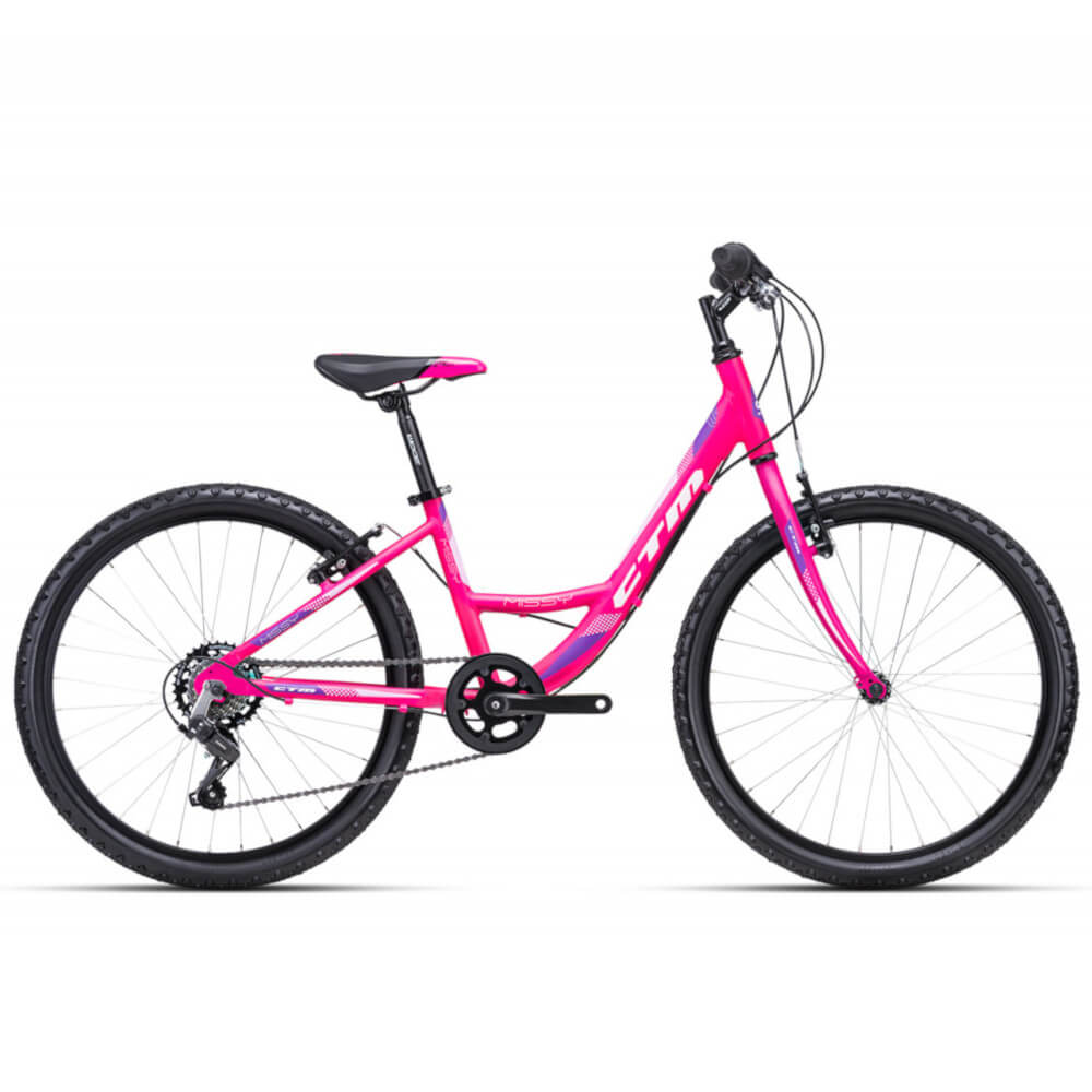 Bērnu velosipēds CTM Missy Pink dark blue 24 collas