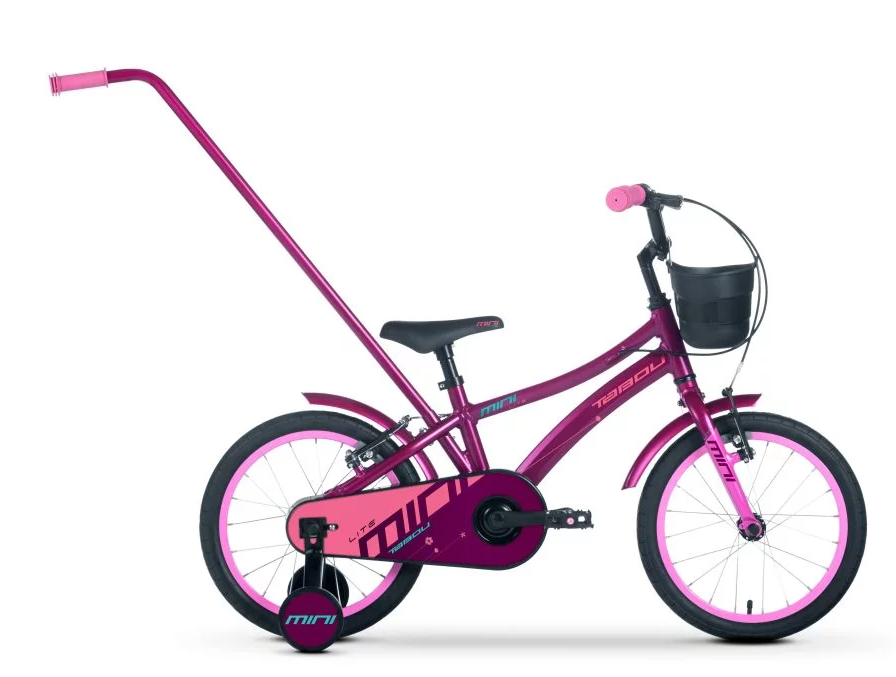 Bērnu velosipēds TABOU MINI LITE Violet/pink 16 collas
