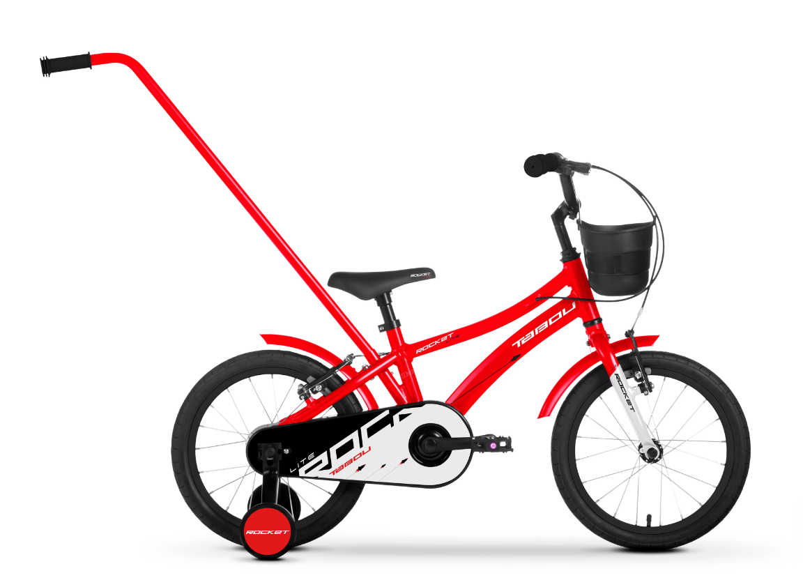 Bērnu velosipēds TABOU ROCKET LITE red/white 16 collas