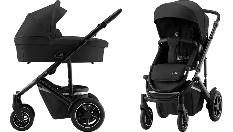 Britax Romer Smile 3 Space Black Bērnu rati 2in1