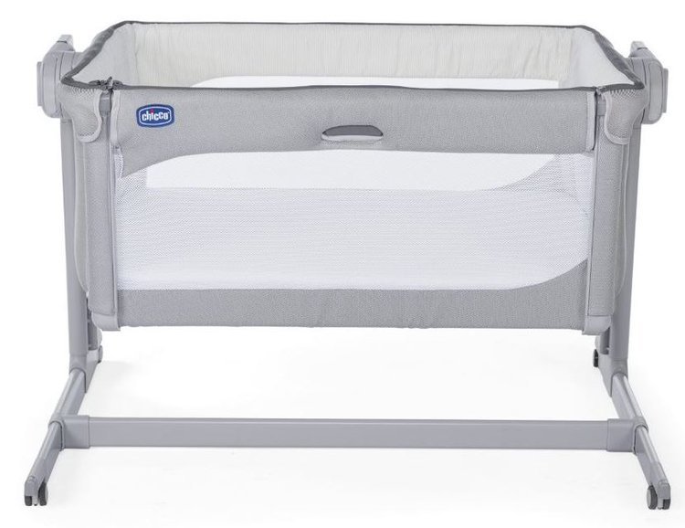Chicco Next2Me Magic New Cool Grey Bērnu gulta-šūpulis