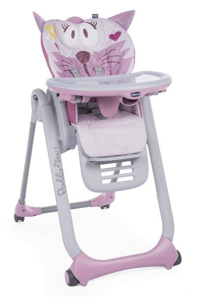 Chicco Polly 2 Start Miss Pink Barošanas krēsliņš