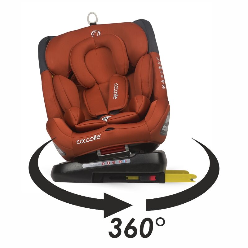 Coccolle Atira 360 Cinnamon Brown Bērnu autosēdeklis 0-36 kg