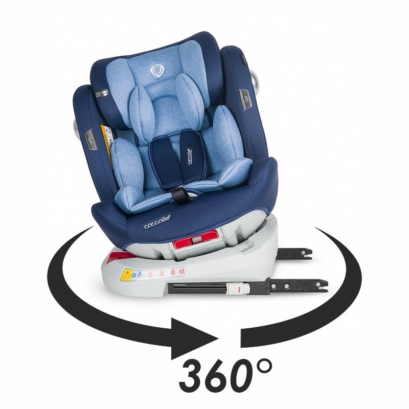 Coccolle Nerio 360 Celestial Blue Bērnu autosēdeklis 0-36 kg