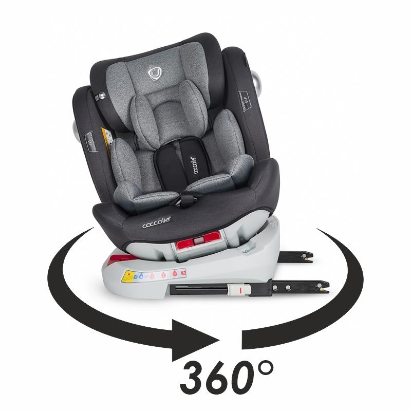 Coccolle Nerio 360 Moonlit Grey Bērnu autosēdeklis 0-36 kg