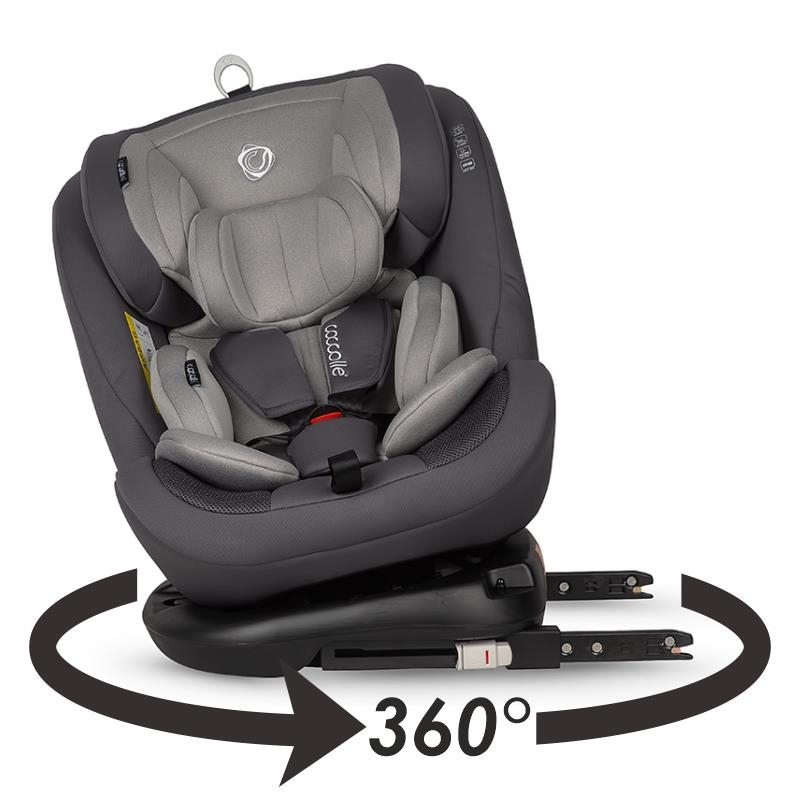 Coccolle Nova 360 Moonlit Grey Bērnu autosēdeklis 0-36 kg