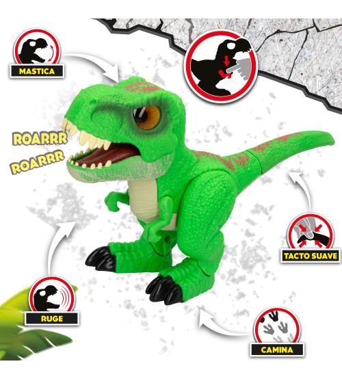 Dinozaurs T-Rex 30 cm ar skaņu. gaismu un kustībām CB46678