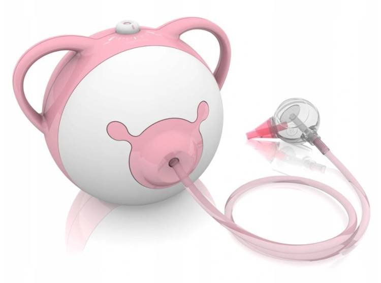 Elektriskais bērnu deguna aspirators Nosiboo Pro Pink