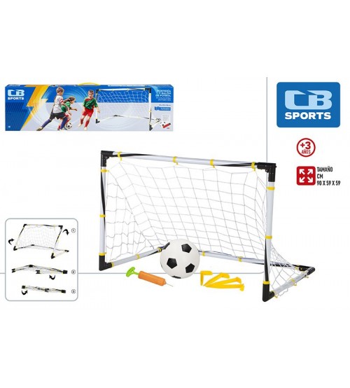 Futbola vārti salokāmi 90x59x59cm CB Sport 3+ CB43482