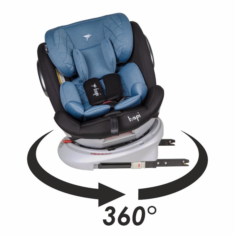 Hapi Ozy 360 Blue Bērnu autosēdeklis 0-36 kg