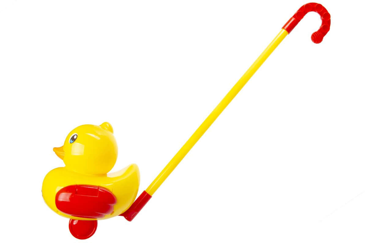 Happy Toys Duck Art.4060 Bērnu stumjamā rotaļlieta uz kociņa Pilīte