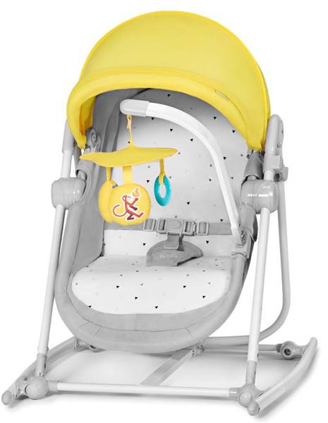 Kinderkraft Unimo Up 5in1 Šūpuļkrēsls-gultiņa Yellow