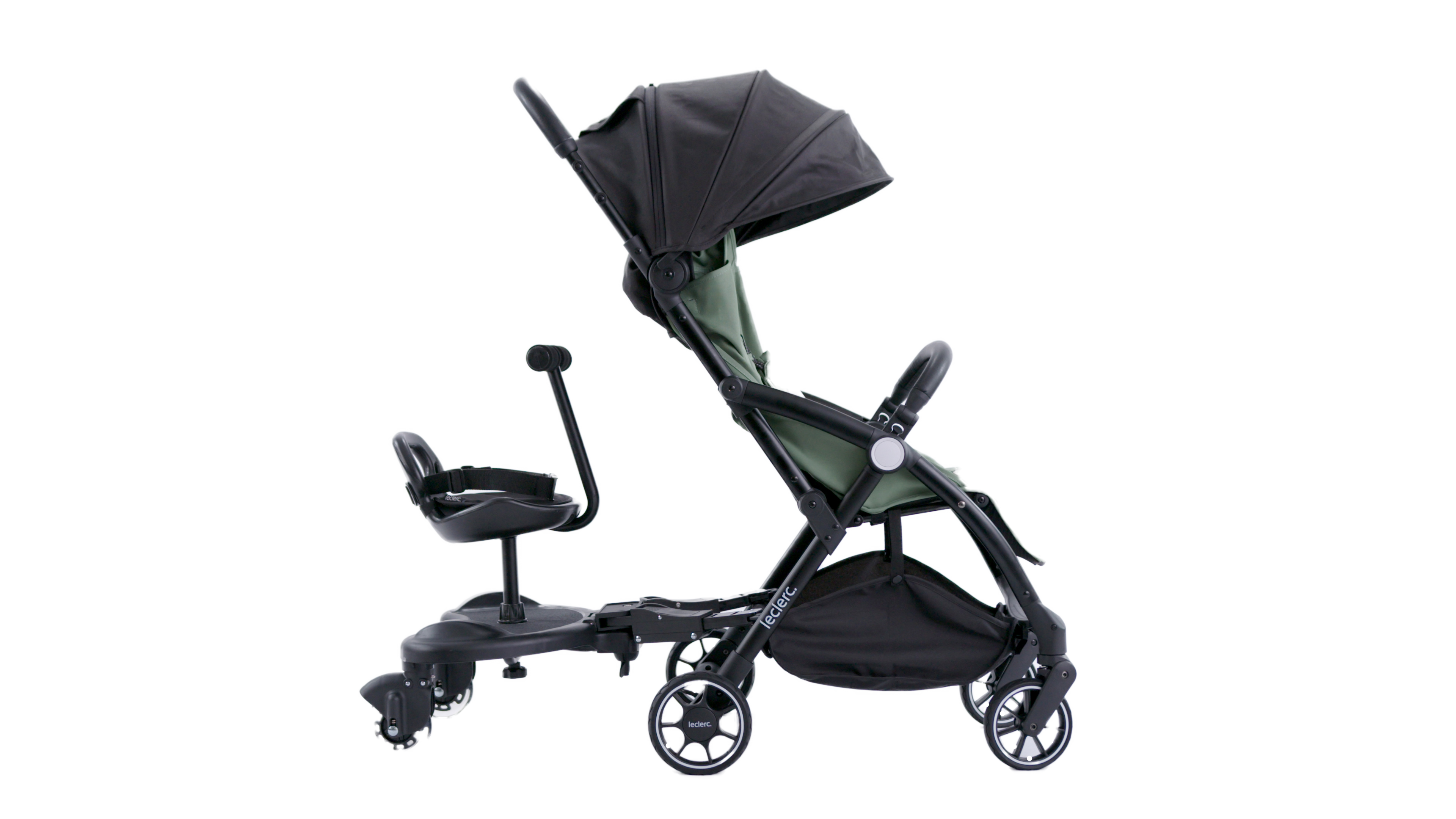 Leclerc Baby Black Papildus krēsls-platforma ratiem otrajam bērnam