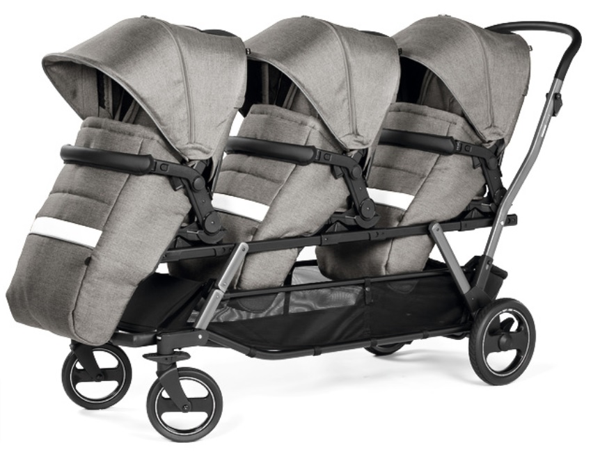 Peg Perego Triplette Piroet Seggliolino Pop up City Grey PACK-000005-000000 Trīnīšu pastaigu rati