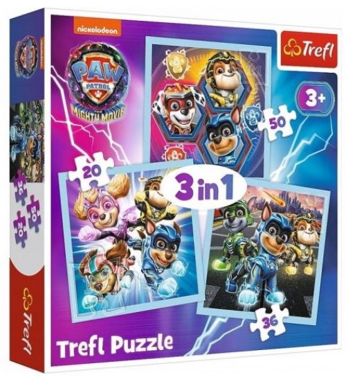 Puzlis TREFL PAW Patrol 3 in 1 T34869