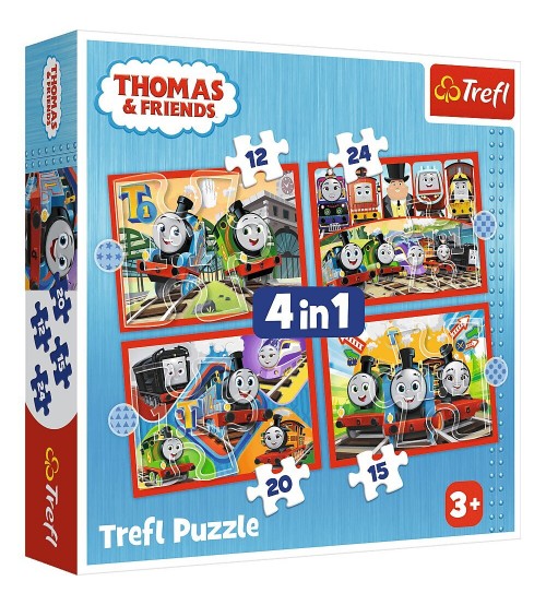 Puzlis TREFL Thomas and Friends 4 in 1 T34619