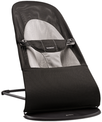 Šūpuļkrēsliņš BabyBjorn Bouncer Balance Soft Mesh black/grey 005028