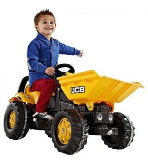 Traktors ar pedāļiem Rolly Toys Rolly KID Dumper JCB 024247