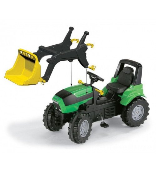 Traktors ar pedāļiem un noņemāmo kausu Rolly Toys rollyFarmtrac Deutz Agrotron 7250 TTV  (3 - 8 gadiem) 710034