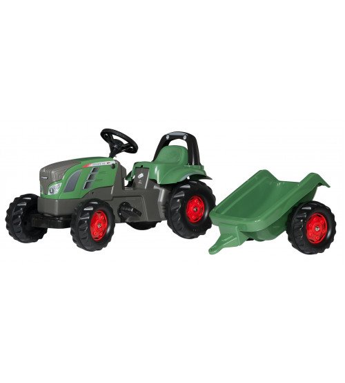 Traktors ar pedāļiem un piekabi Rolly Toys Rolly KID Fendt 516 Vario 013166