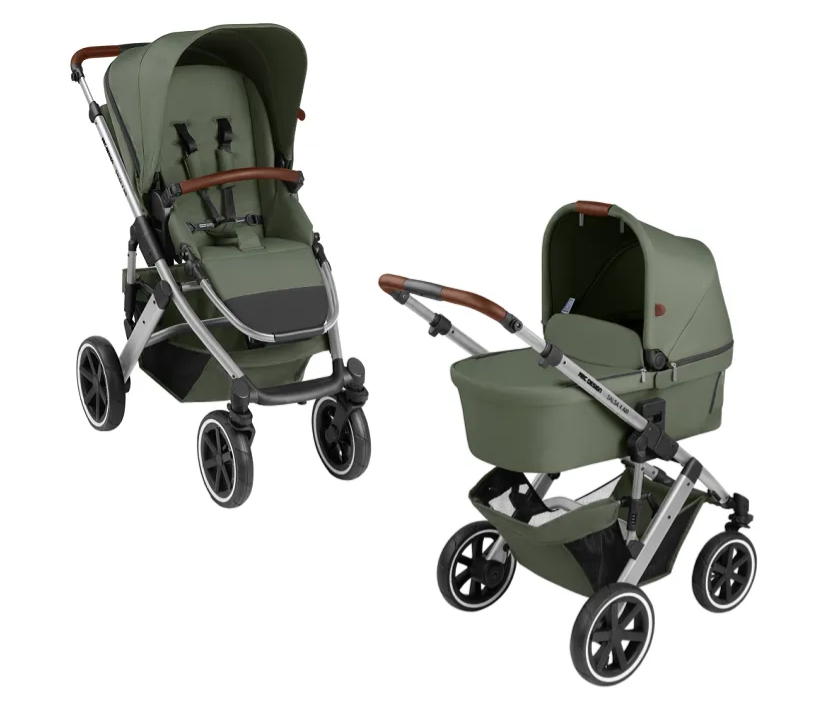 ABC Design Salsa 4 Air Olive Bērnu rati 2in1