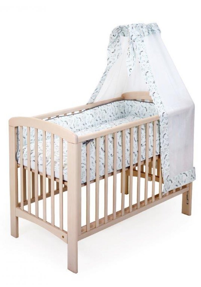 Aizsargs šūpulim 260 cm TROLL Feather 4 side Bumper for crib