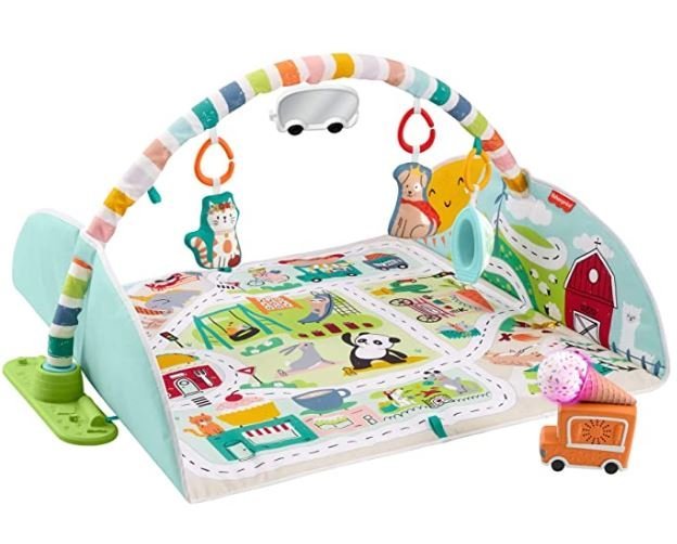 Aktivitātes paklājs ar apmalēm Fisher Price Happy City GJD41