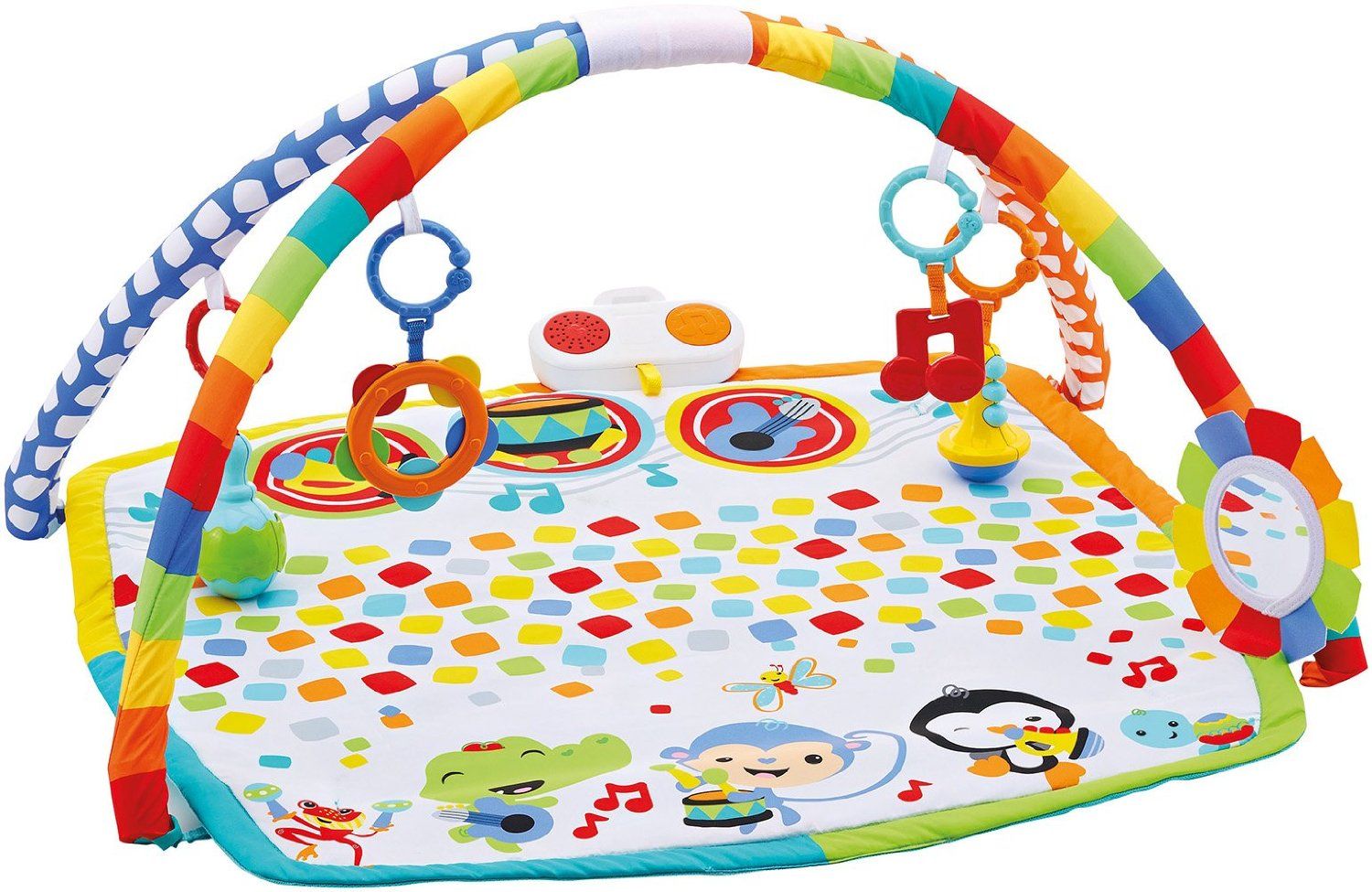 Aktivitātes paklājs Fisher Price Baby's bandstand play gym DFP69