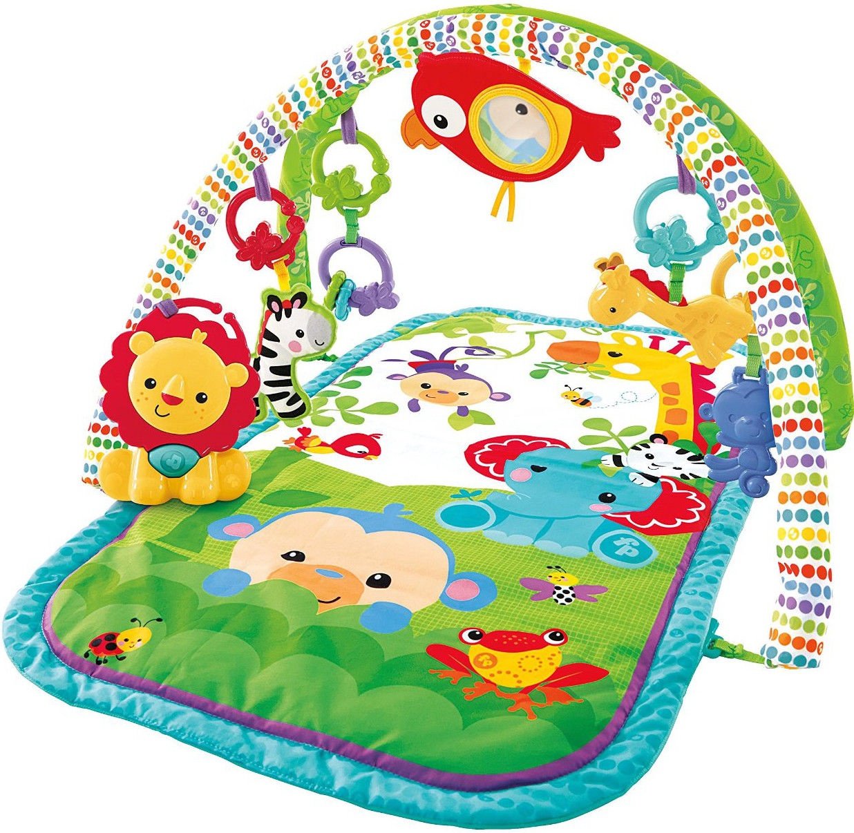 Aktivitātes paklājs Fisher Price Rainforest Friends 3in1 Musical Activity Gym CHP85