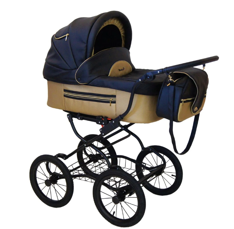 Baby Fashion Isabell Gold Bērnu rati 2in1