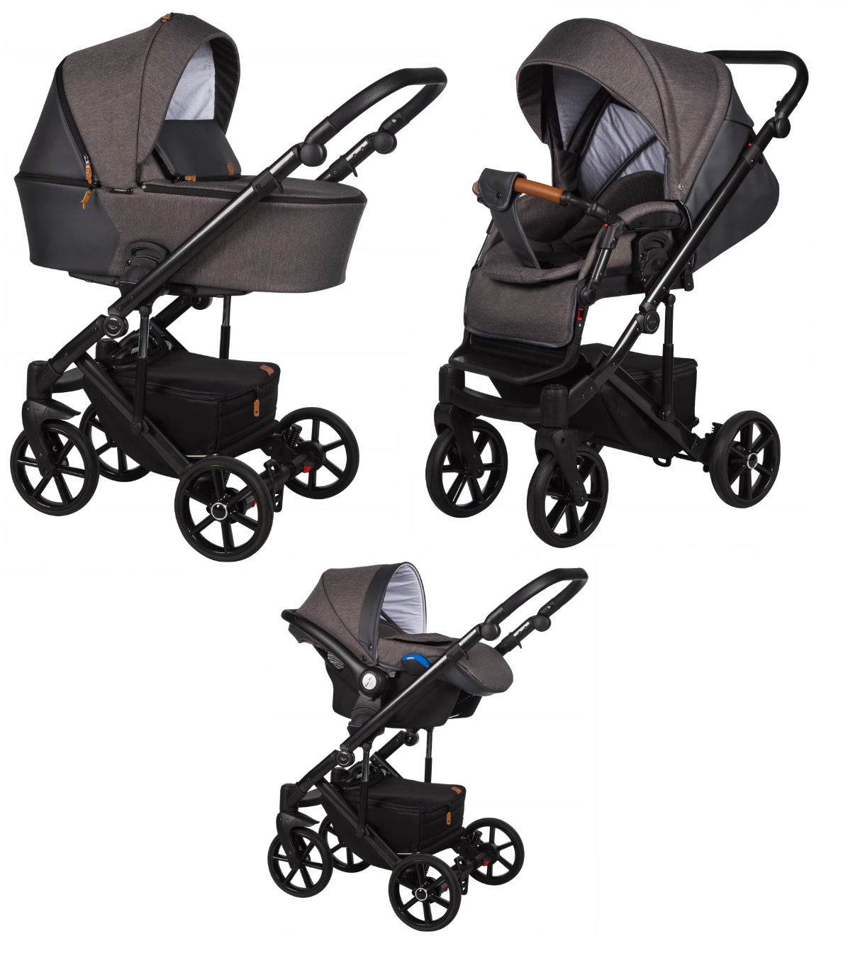 Baby Merc Mango M/M197/B Bērnu rati 3in1