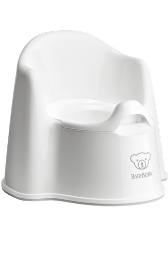 BABYBJORN POTTY CHAIR Bērnu podiņš-krēsls White/ grey 055221