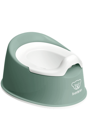 BABYBJORN SMART POTTY Bērnu podiņš Deep green/ white 051268