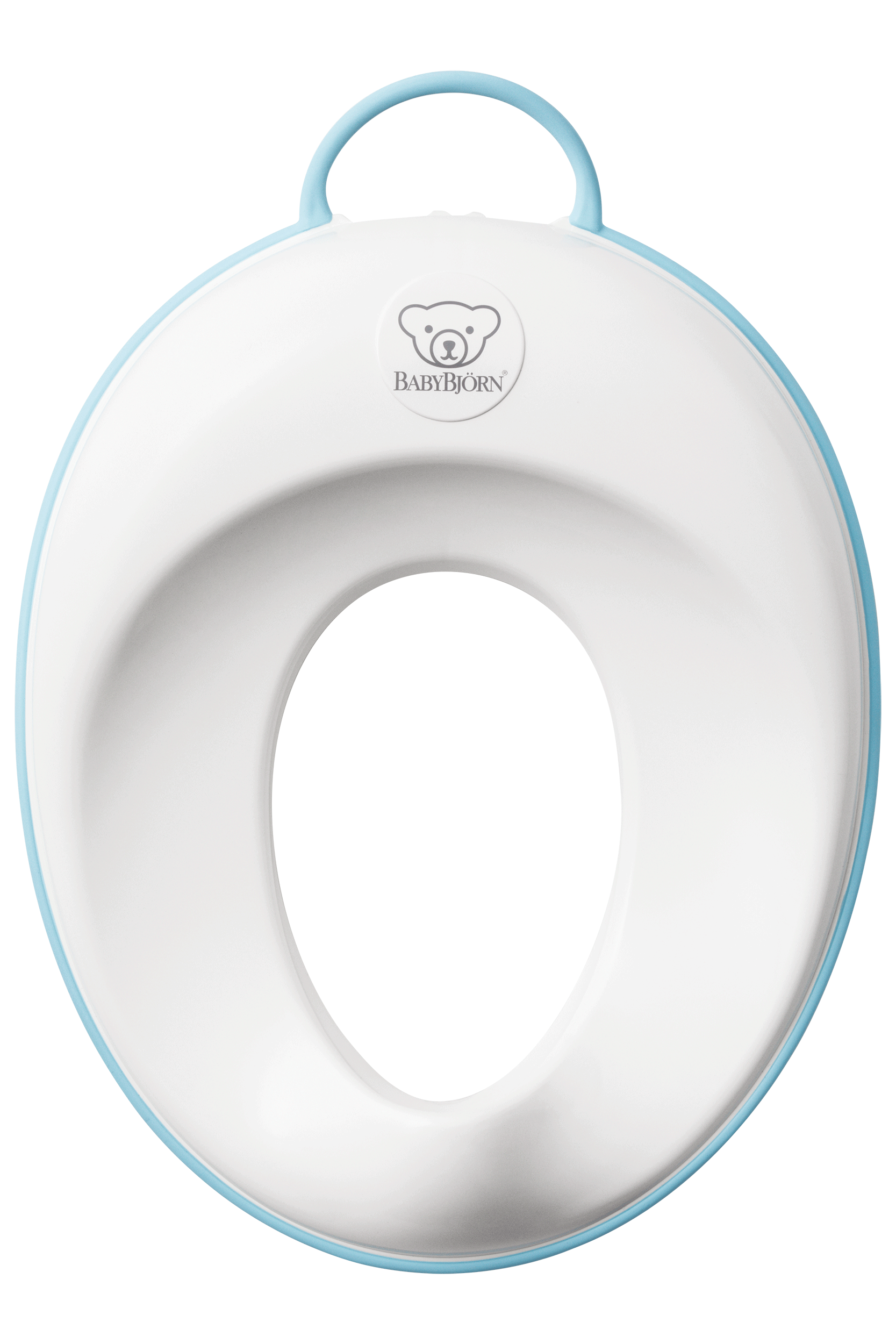 BABYBJORN Toilet Training Seat White/ turquoise Poda vāka mazinātājs 058013