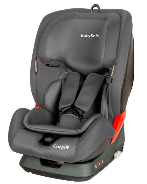 BabySafe Corgi Grey Bērnu autosēdeklis 9-36 kg