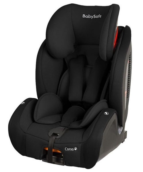 BabySafe Corso Black Bērnu autosēdeklis 9-36 kg