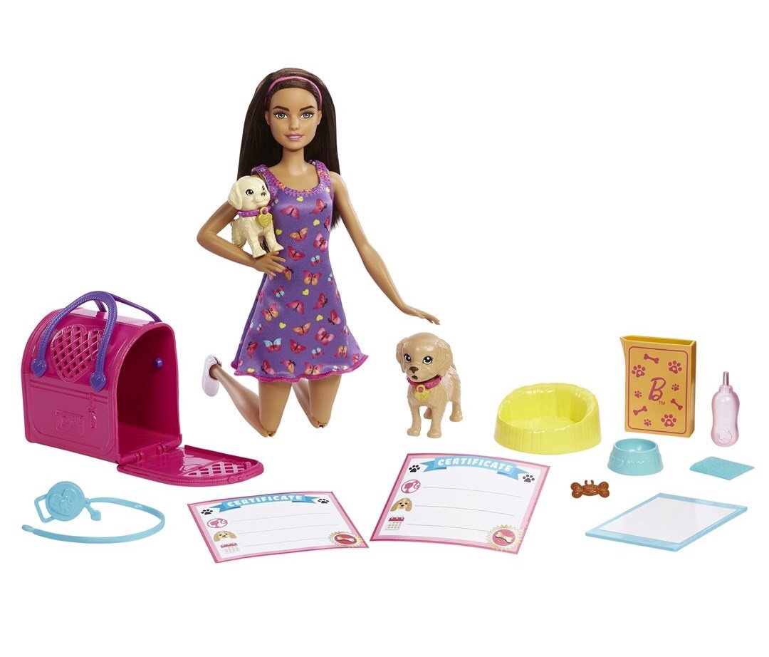 Barbie Adopt-a-Pup Playset Latina Lelle HKD86