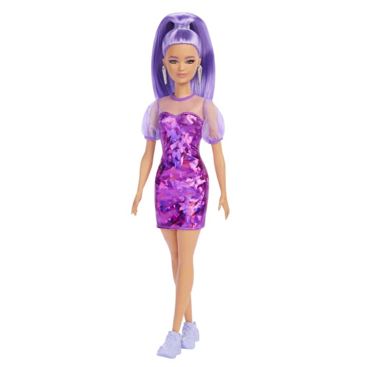 Barbie Fashionistas Doll Asst. Purple Monochrome HBV12 Lelle