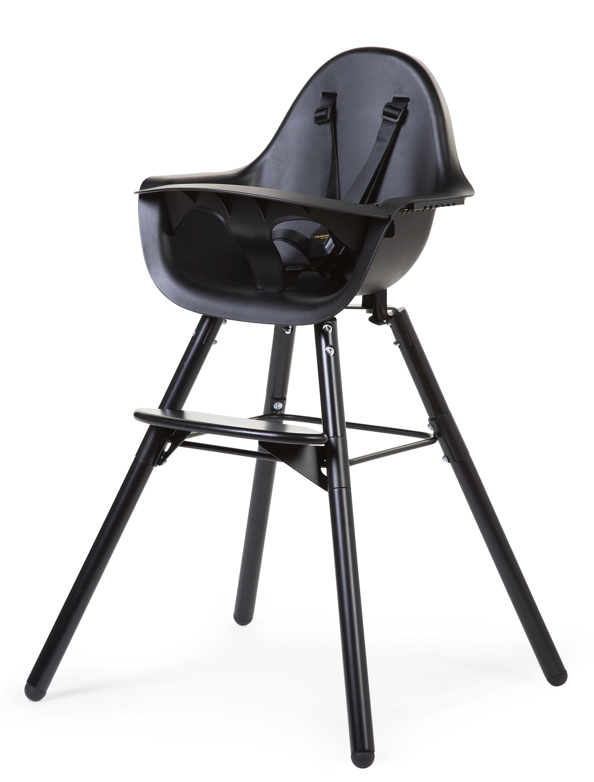 Barošanas krēsls 2in1 Childhome Evolu 2 Black