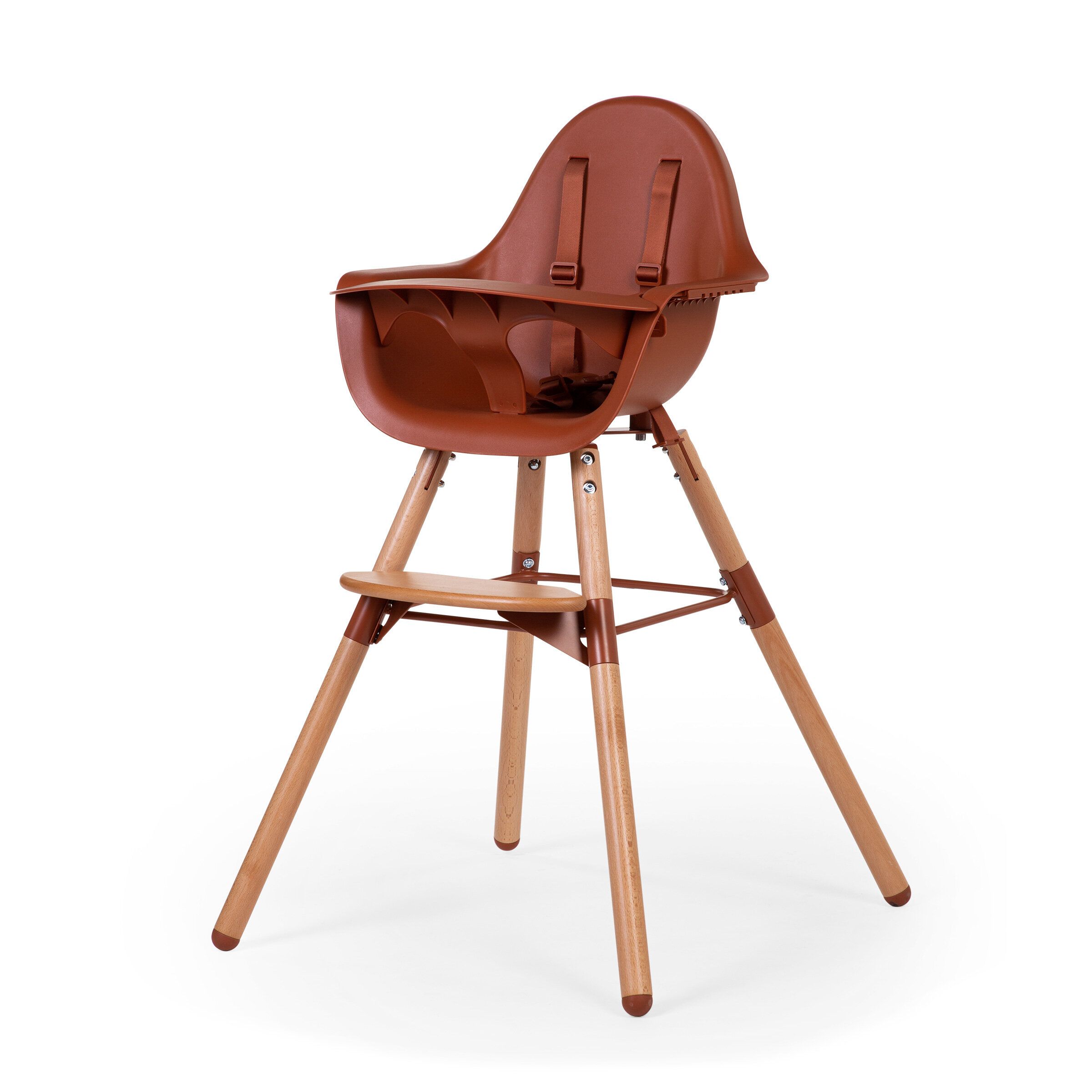 Barošanas krēsls 2in1 Childhome Evolu 2 Natural Rust